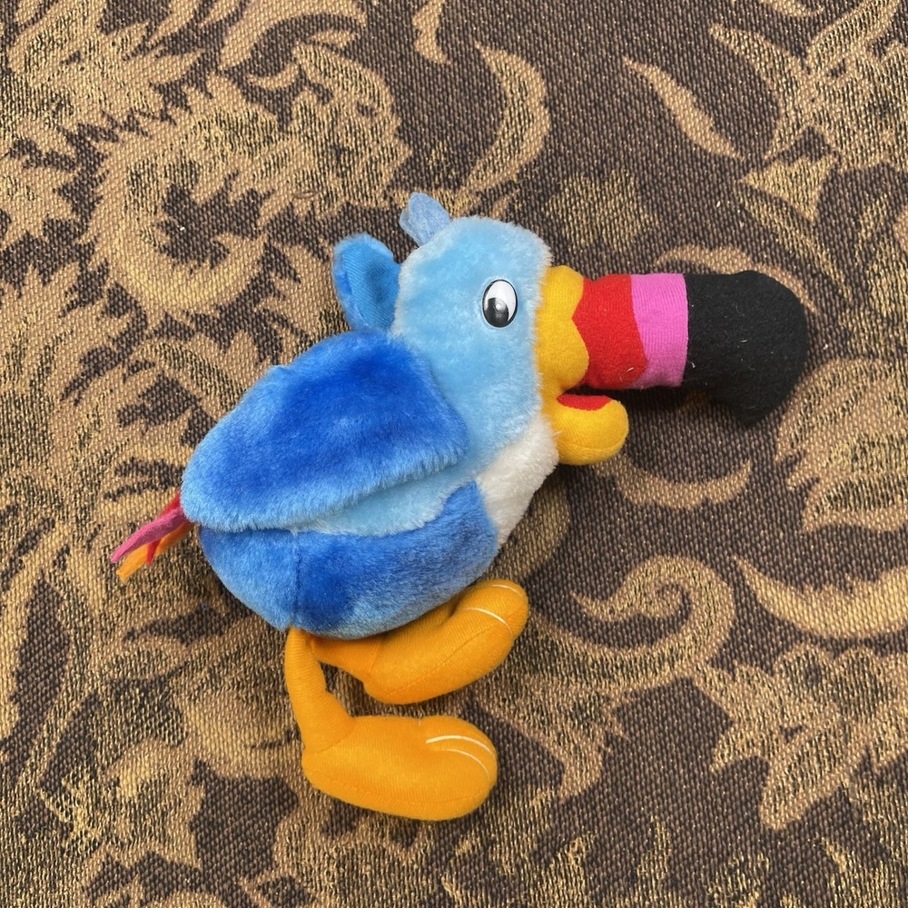 Vintage Kellogg's Fruit Loops Toucan Sam Bird Plush 9" 1994-1995